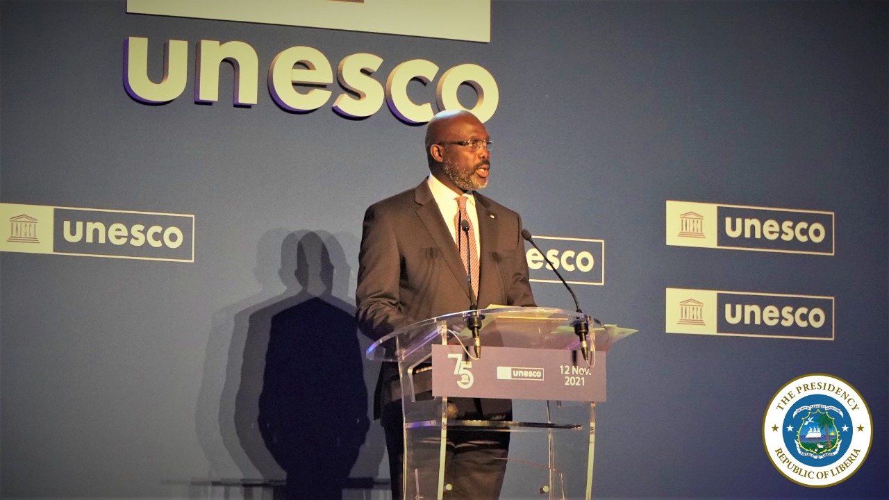 Gender Equality is important, President Weah inform UNESCO Conference