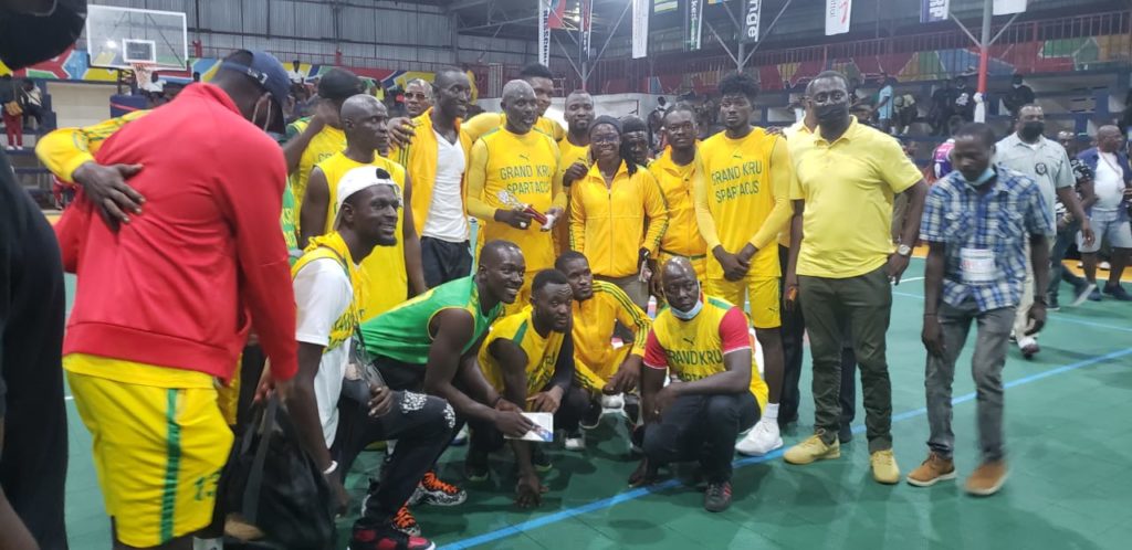 President Weah’s Grand Kru in both Volleyball and Basketball finals