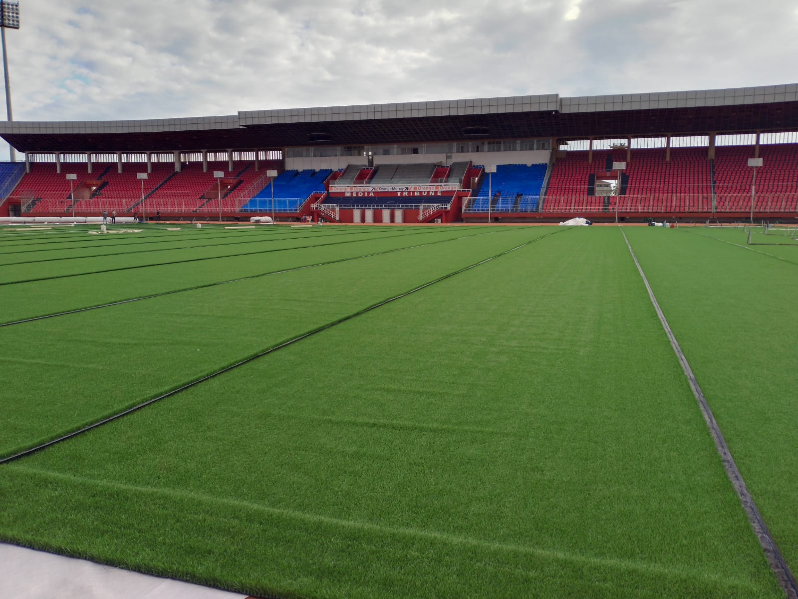 SKD experiences artificial turf for the first time