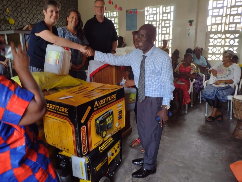 Prison Fellowship Liberia and Keyara’s Gift donates generator and food items to prison centers