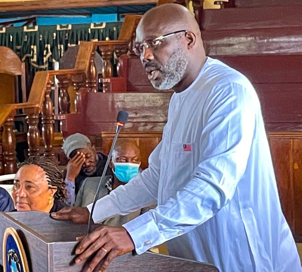 Pres. Weah Holds Town Hall meeting in District #6 Montserrado County.