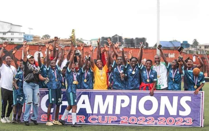 LISCR FC Clinches Super Cup; as Determine Girls FC beat Ambassadors 3-1 to win the female version