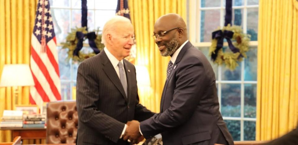 Pres. Weah requests US assistance ahead of 2023 elections