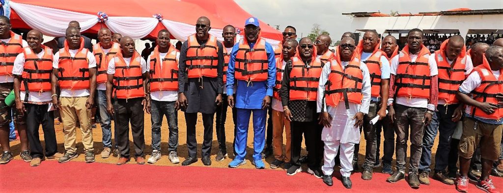 Pres. Weah Launches Free Marine Life Jackets for Fisher Folks across Liberia