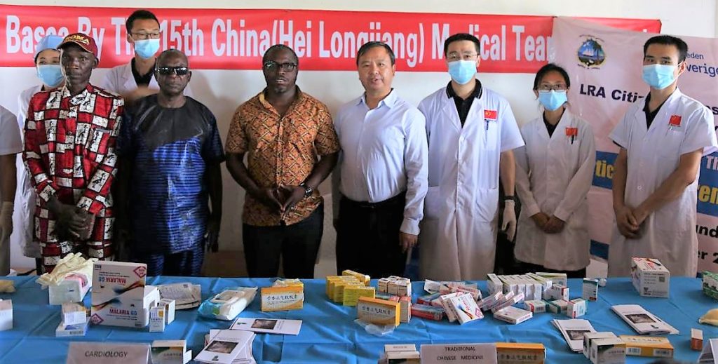 Chinese Embassy Leads Medical Team to Grand Bassa County