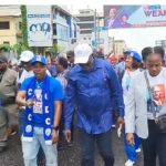 President Weah Kicks off official Campaign across Montserrado.